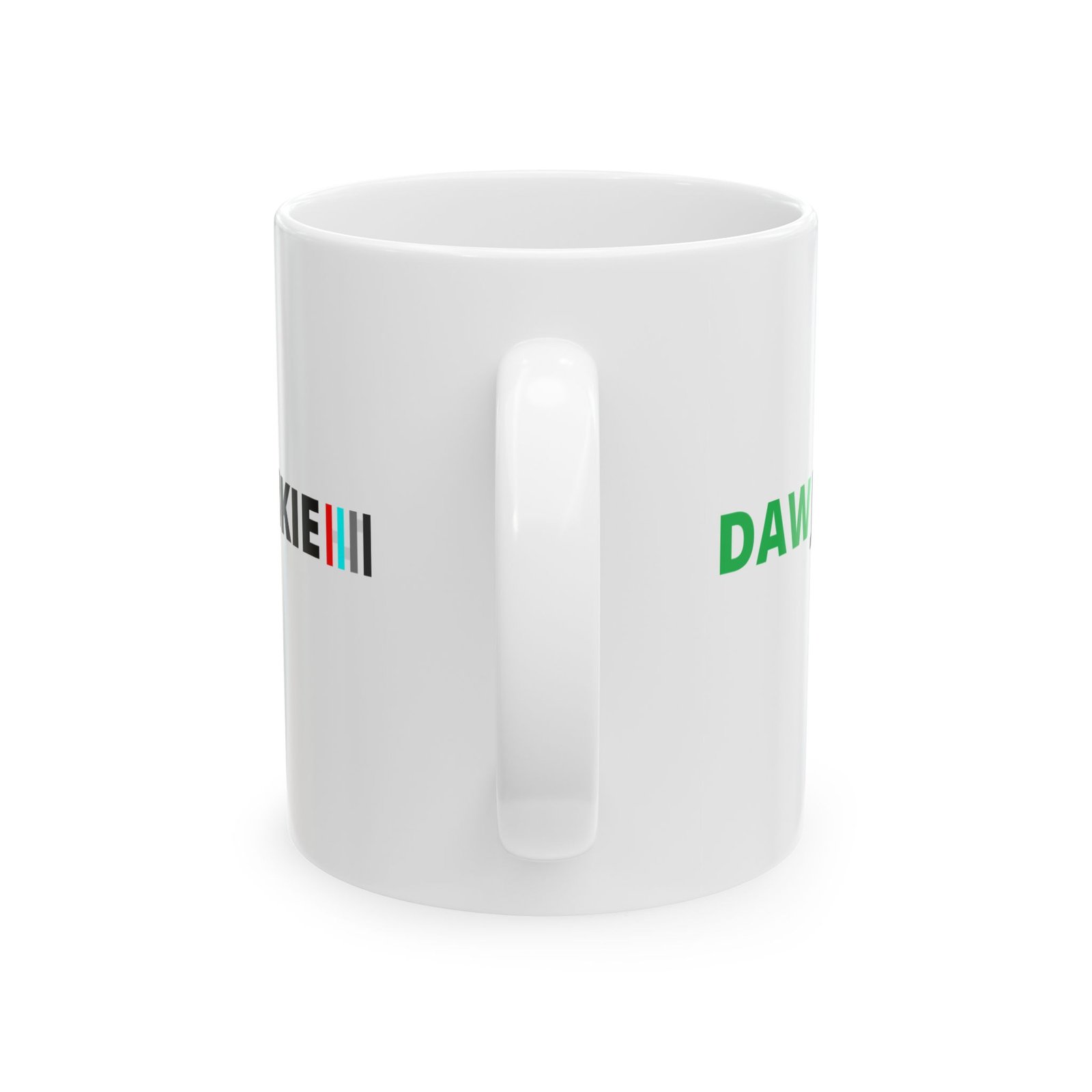 dawjunkie white mug dawjunkie white mug