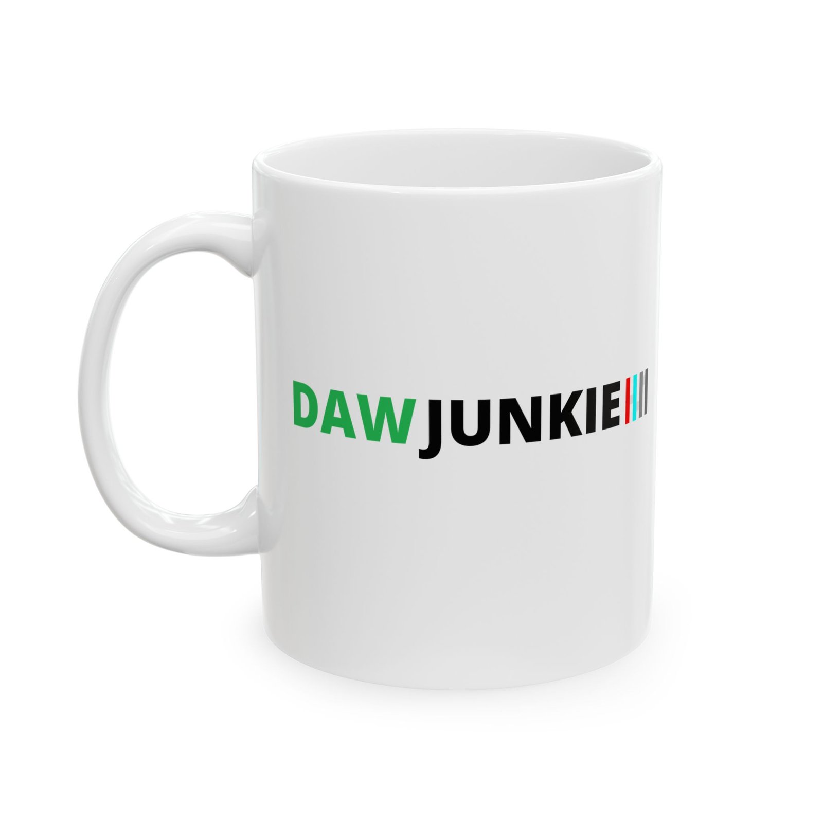 dawjunkie white mug dawjunkie white mug