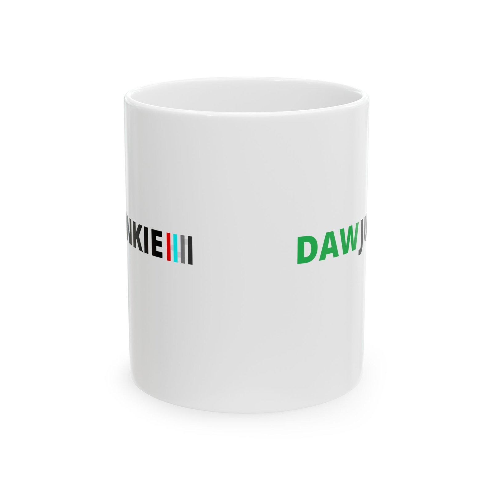 dawjunkie white mug dawjunkie white mug