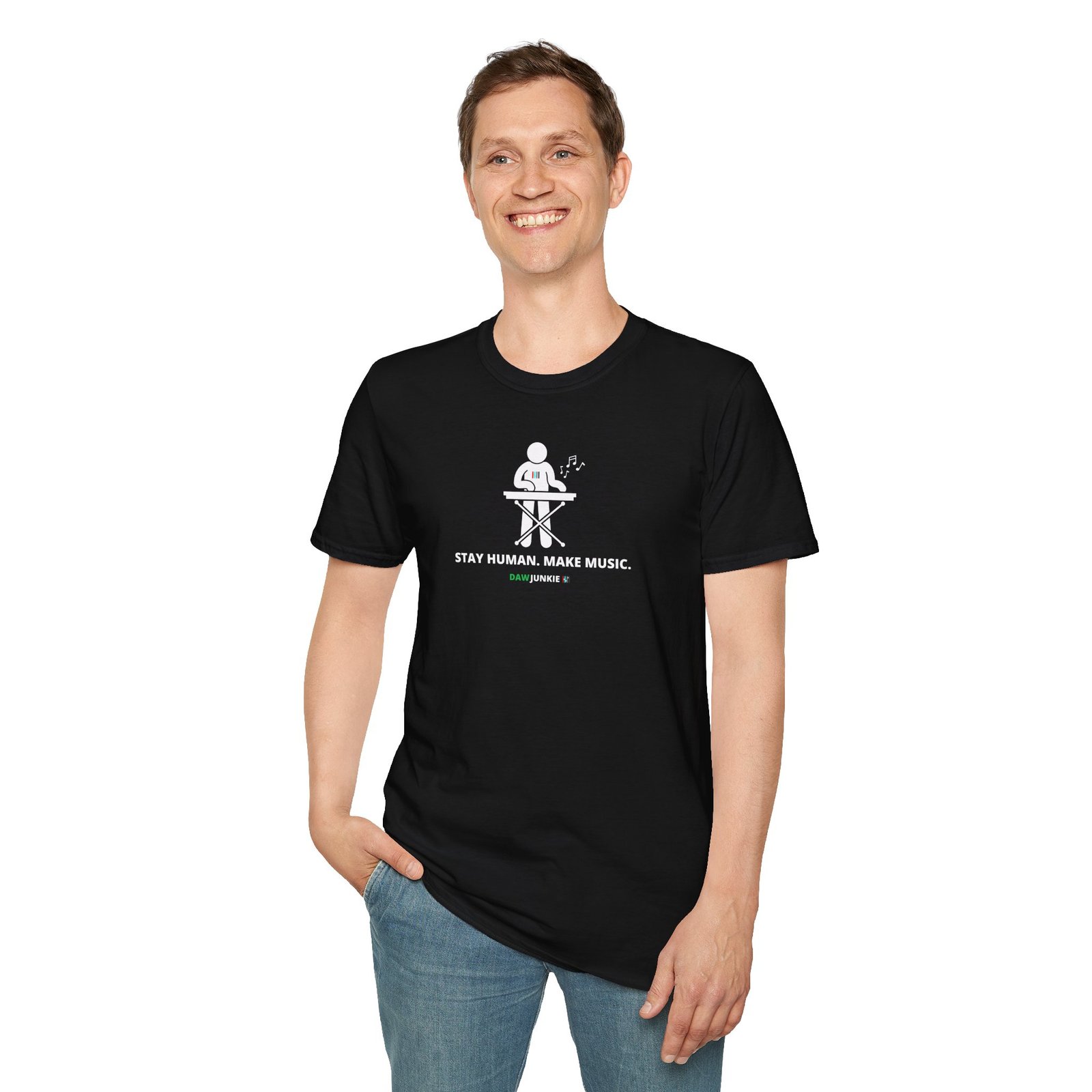 stay human make music t shirt – keyboards stay human make music t shirt – keyboards