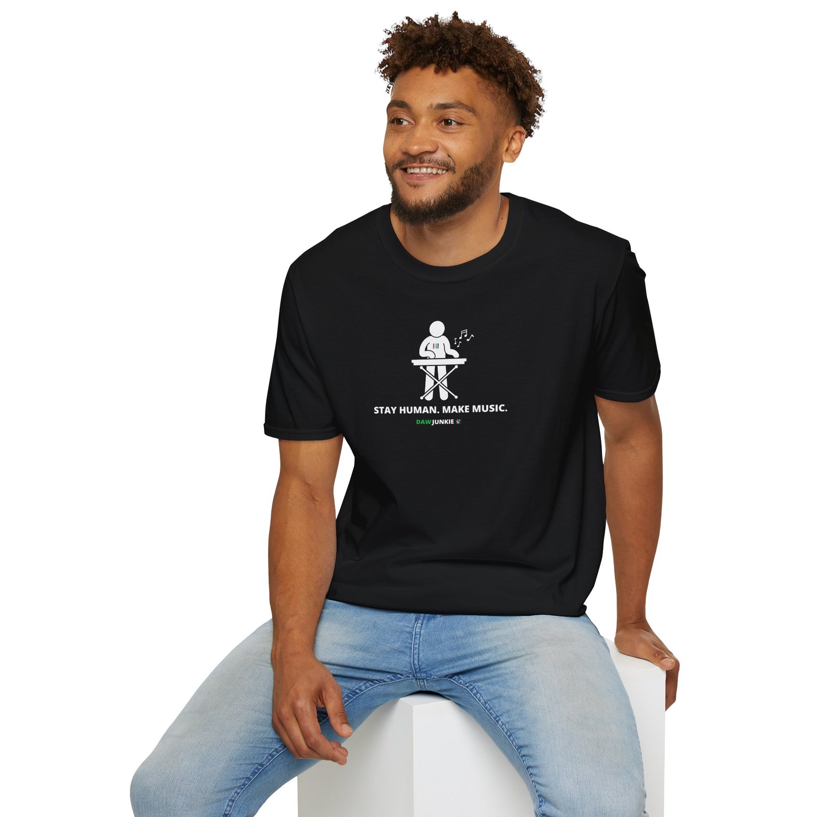 stay human make music t shirt – keyboards stay human make music t shirt – keyboards