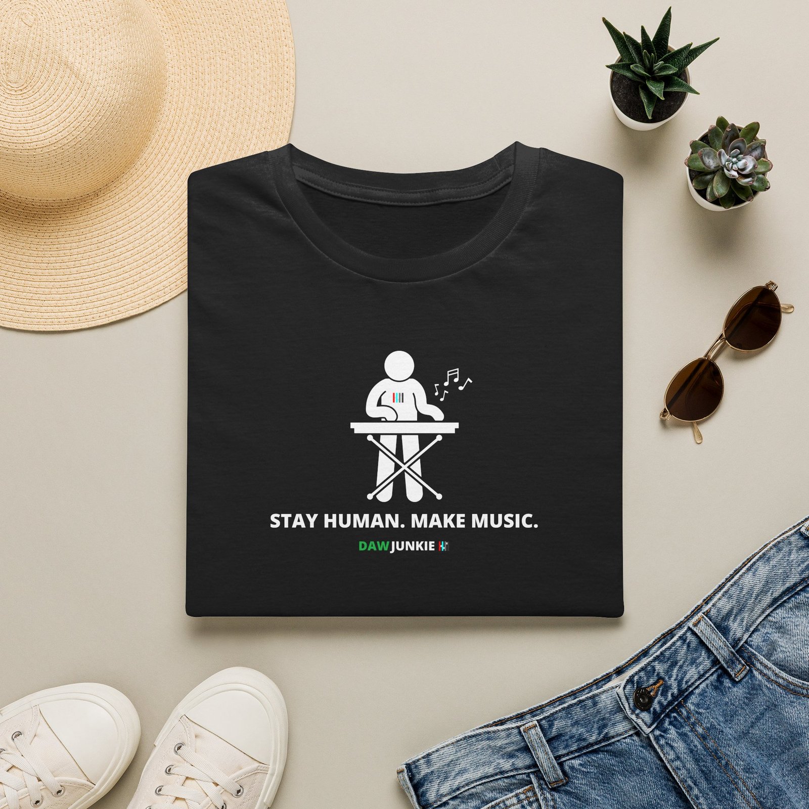stay human make music t shirt – keyboards stay human make music t shirt – keyboards